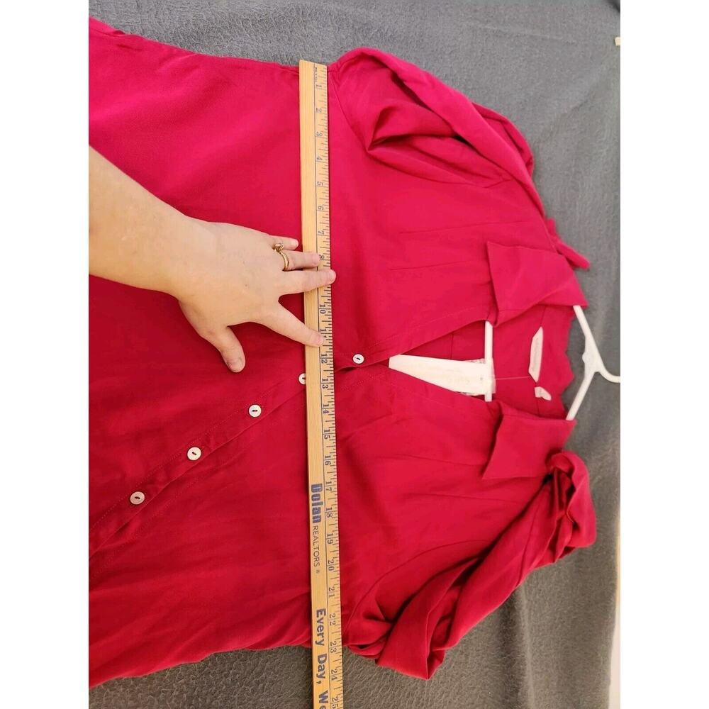 Soft Surroundings Boho Asymmetrical‎ Button Down … - image 4